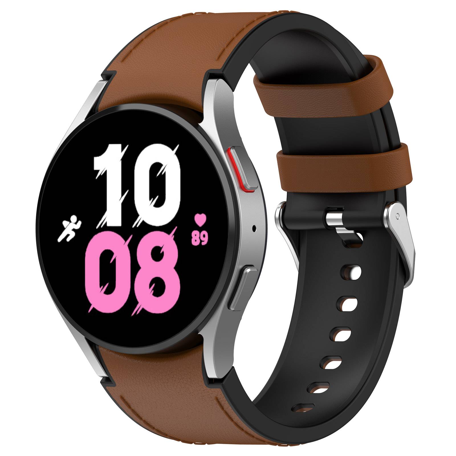 Silikon-Uhrenarmband für Samsung Galaxy Watch Brown S