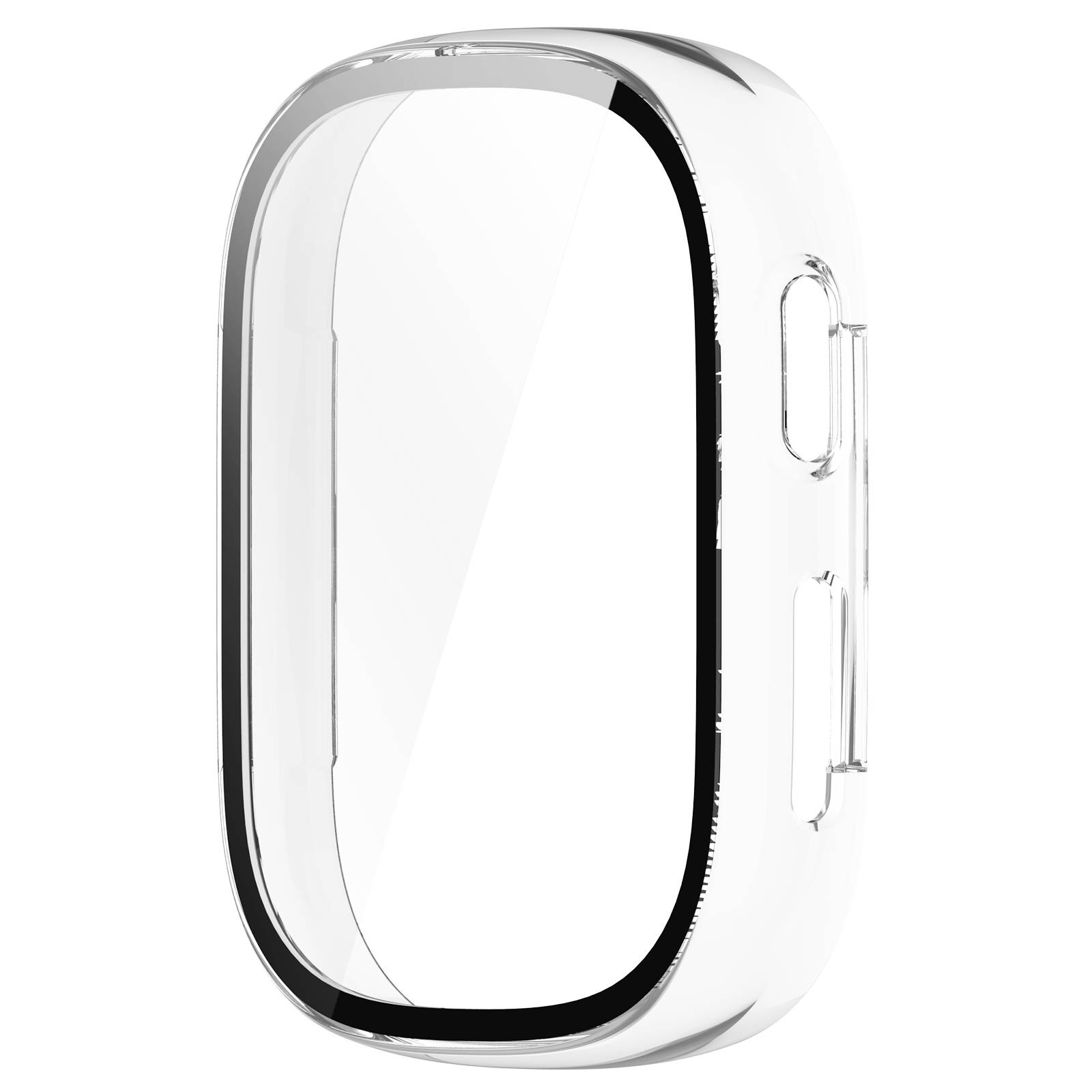 Uhrengehäuse mit Displayschutzfolie für Xplora X6 Play White