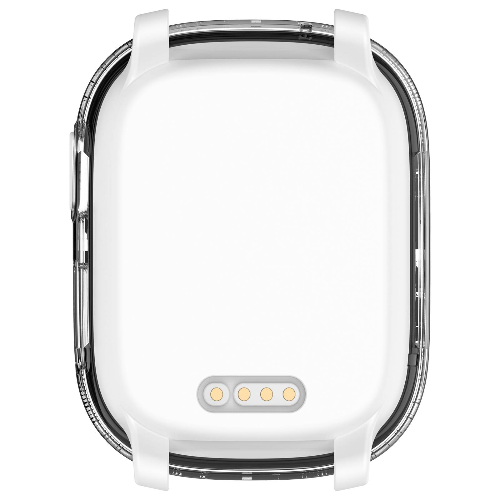 Uhrengehäuse mit Displayschutzfolie für Xplora X6 Play White