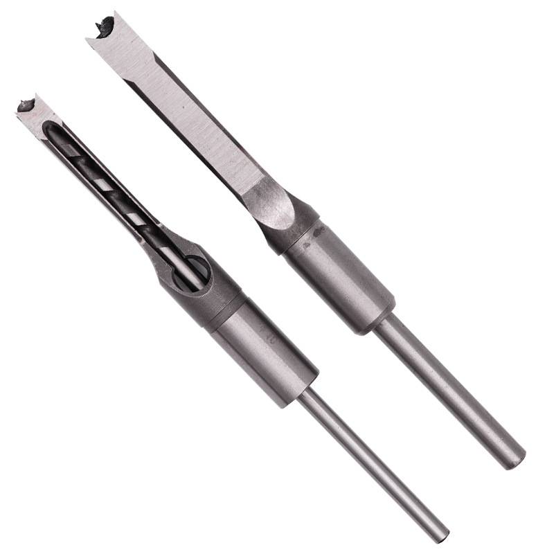 4-teiliges Vierkantlochbohrer-Set für die Holzbearbeitung Silver