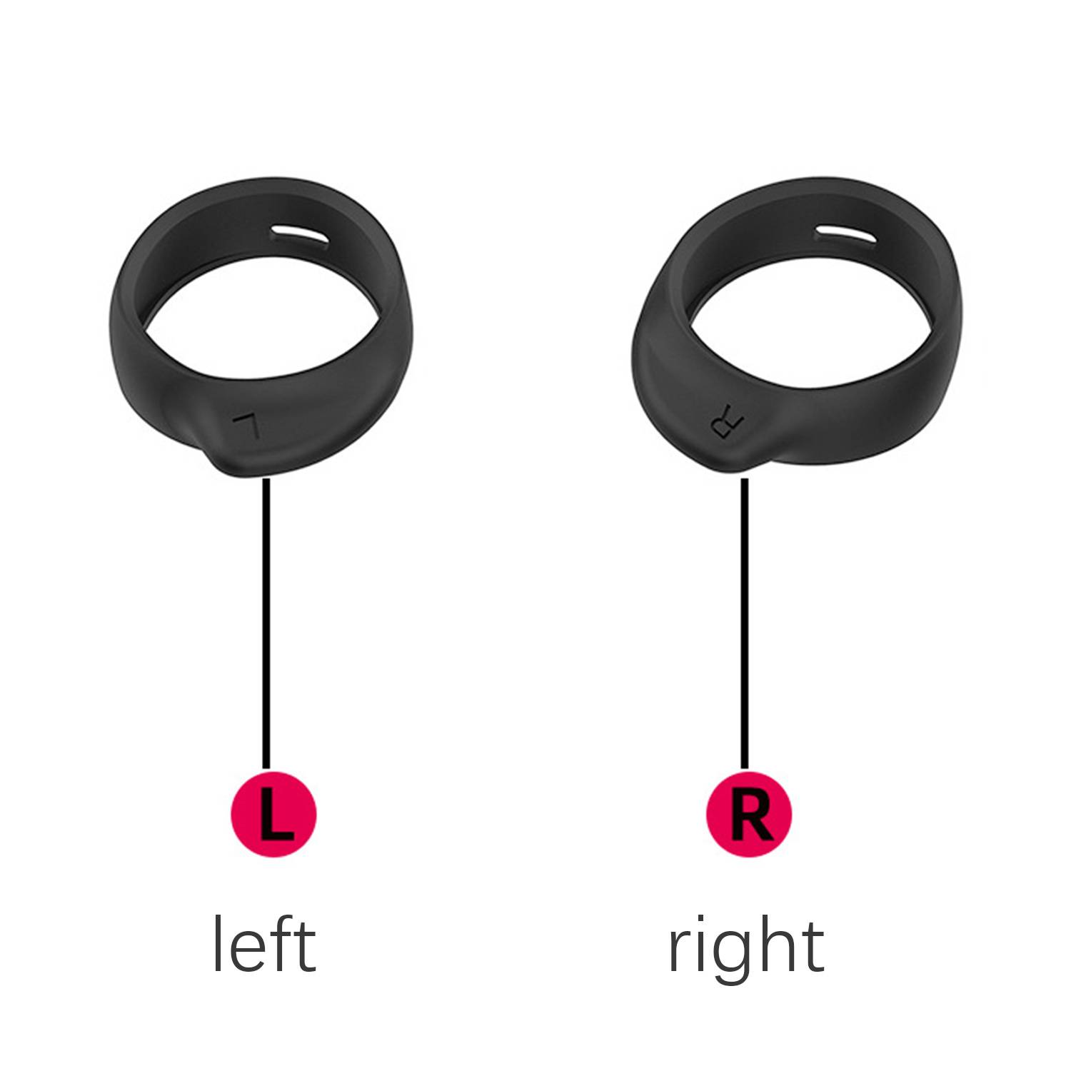 4 Paar Silikon-Ohrstöpsel Ohrkappen für Samsung Galaxy Buds SM-R170 White