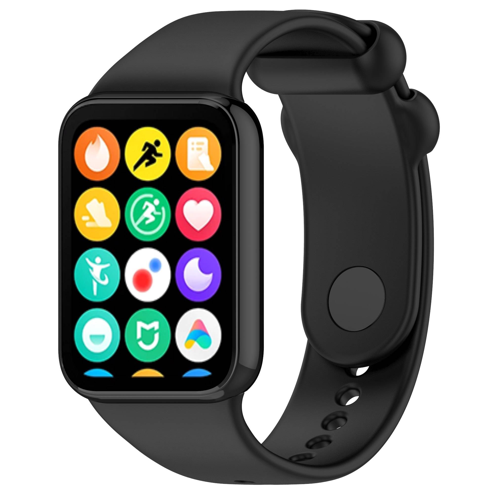 Silikon-Uhrenarmband für Xiaomi Band 8 Pro Black