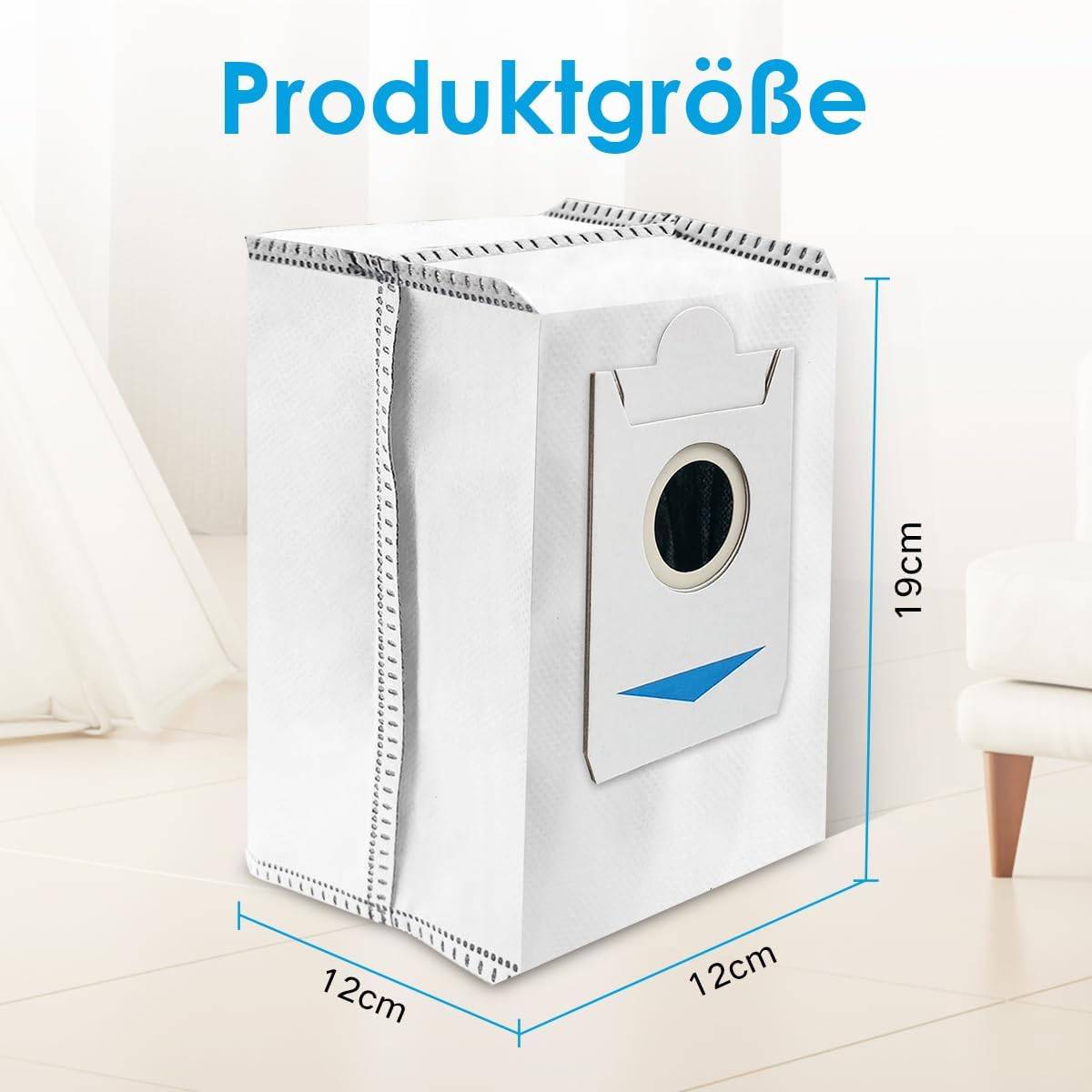Staubsaugerbeutel für Ecovacs Deebot X2 Omni 6er-Pack
