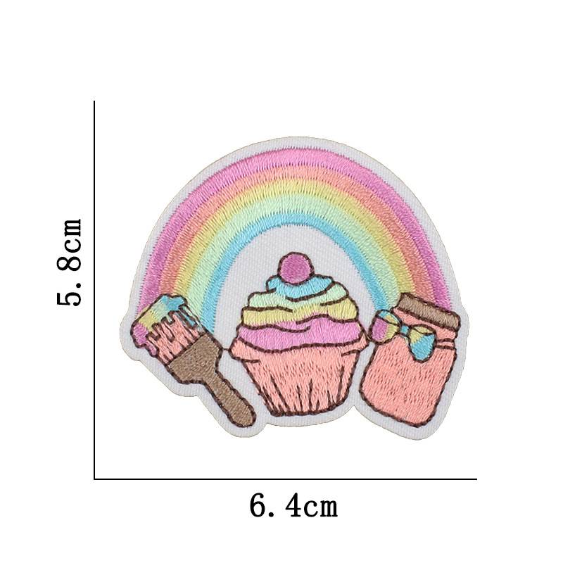 18 aufbügelbare Reparaturflicken für Kleidung MultiColor