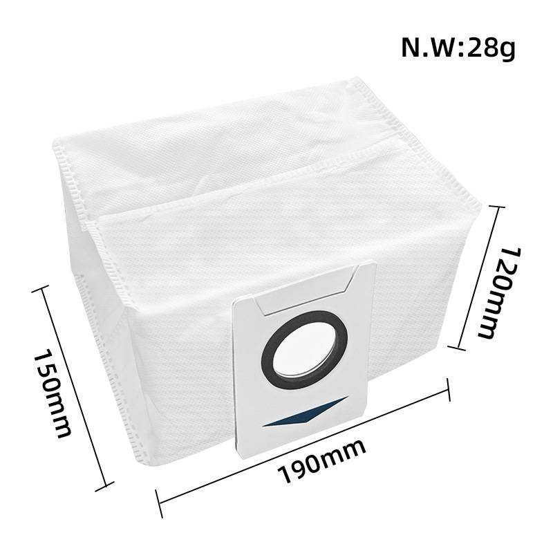 Staubsaugerbeutel für Ecovacs X1/X1S Pro/T10/T10S Pro/T20 Pro/T20 Max, 6er-Pack