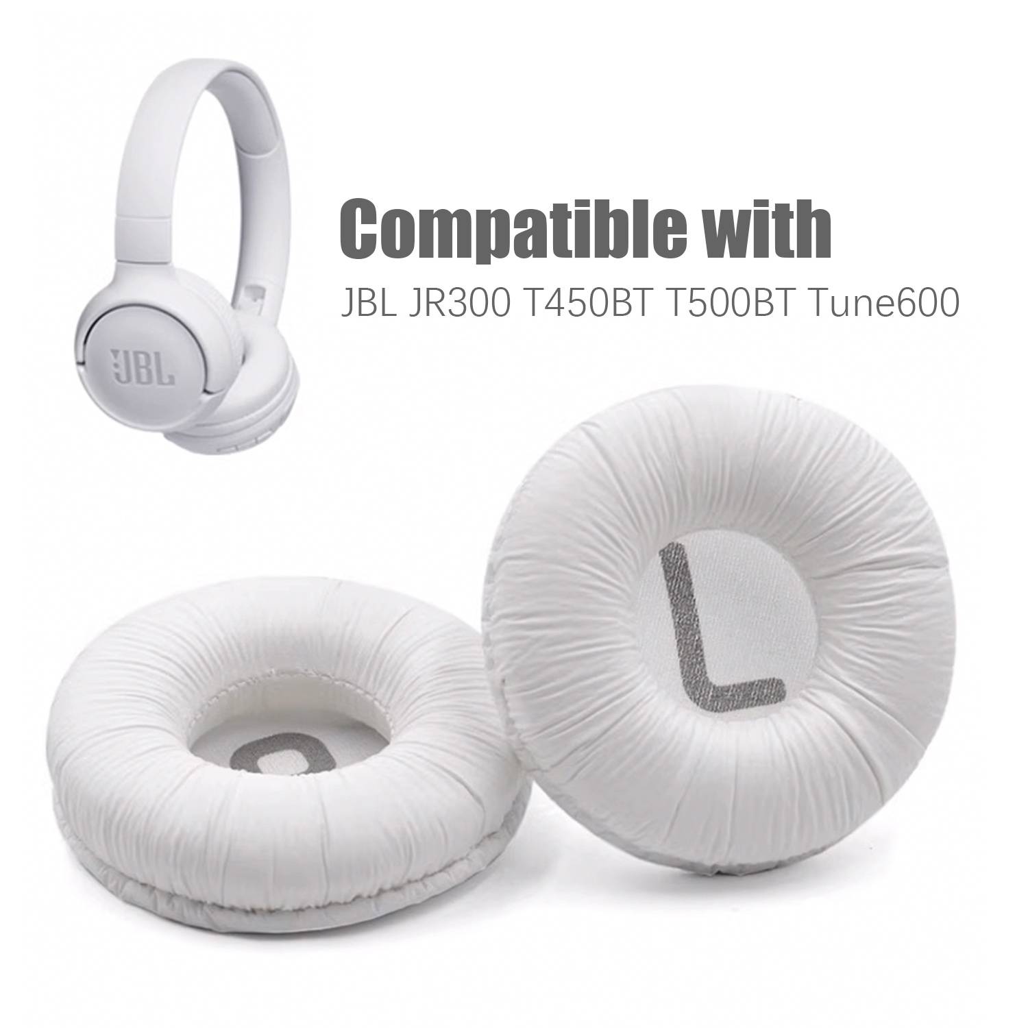 Ohrpolster für JBL JR300 T450BT T500BT Tune600 White