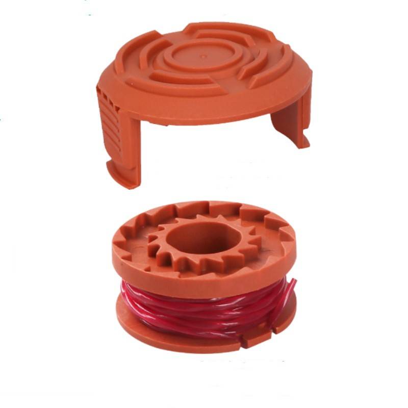 6er-Pack Ersatzspulen mit Trimmerfaden für Worx WA0010 Rasentrimmer Orange