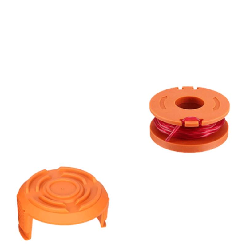 6er-Pack Ersatzspulen mit Trimmerfaden für Worx WA0010 Rasentrimmer Orange