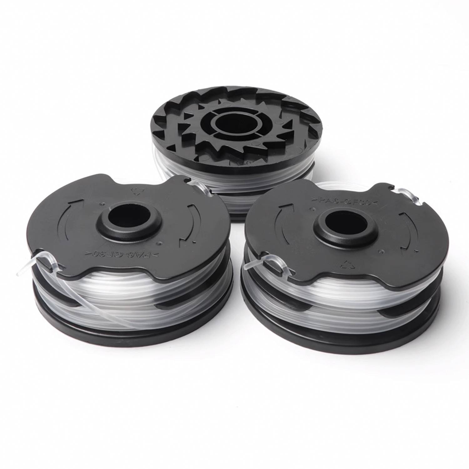 3er-Pack Ersatzspulen mit Trimmerfaden für Black Decker AF-100-3ZP Rasentrimmer