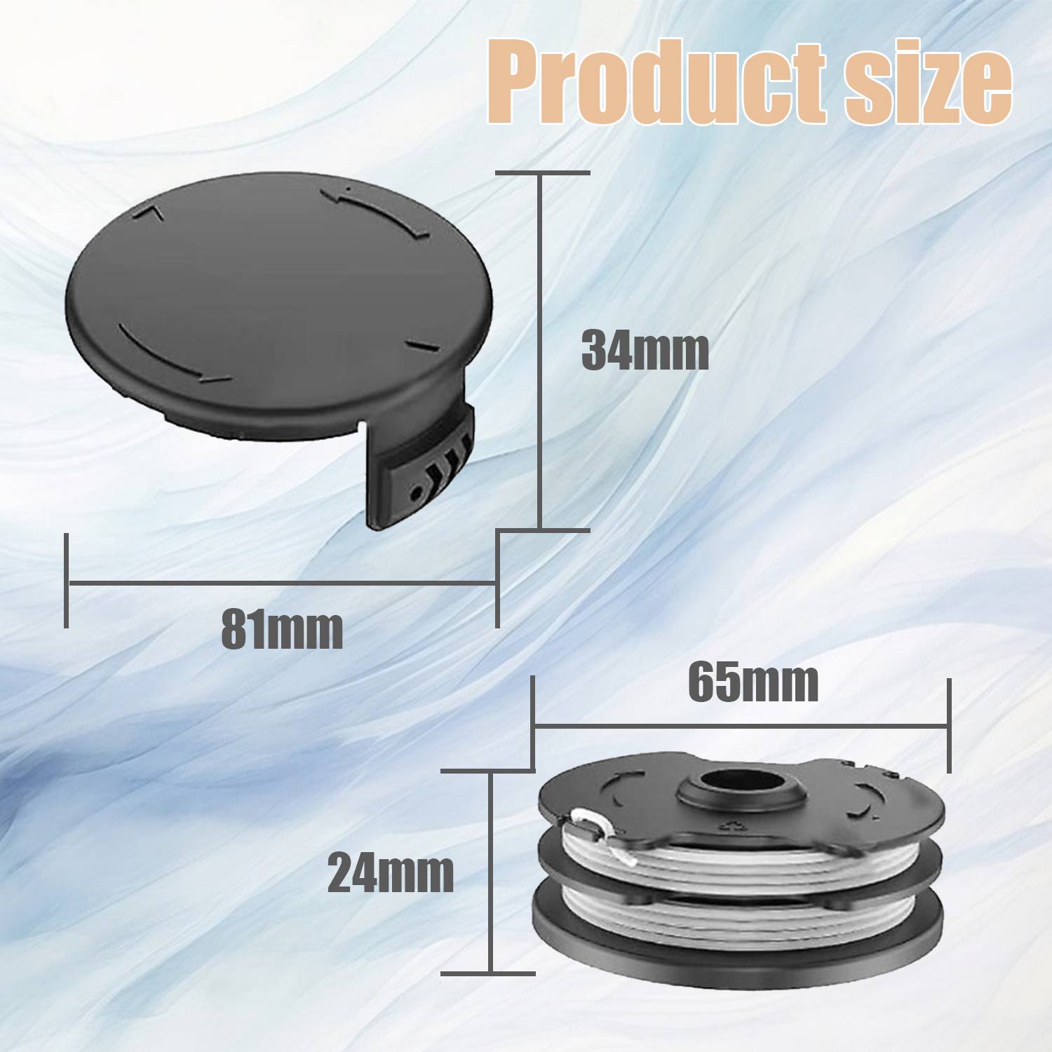 Trimmerspule mit Trimmerfaden Parkside Rasentrimmer PRTA 20-Li A1-IAN 311046