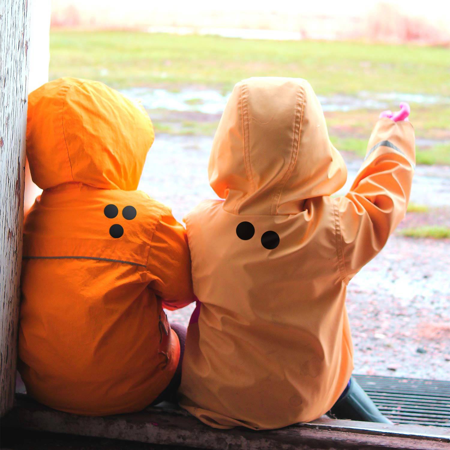 Selbstklebende wasserdichte Reparaturflicken für Kleidung Black