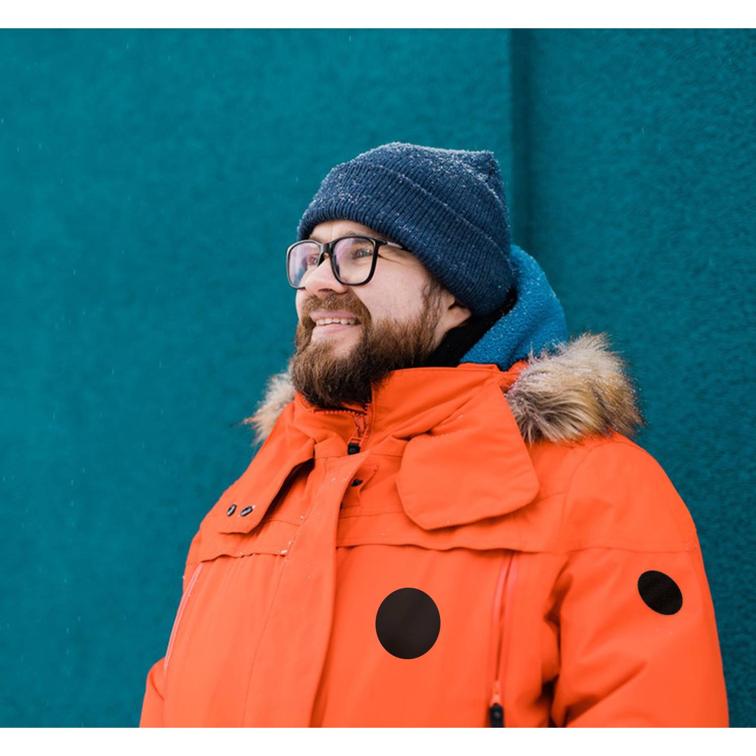 Reparaturflicken für Daunenjacken, mehrfarbig, 18er-Pack Kreistyp