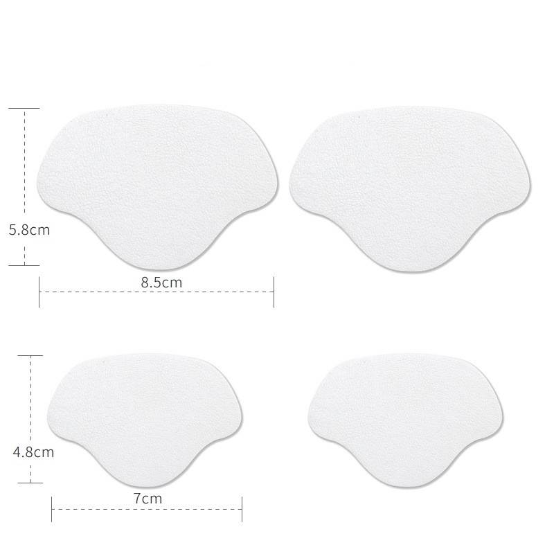Aufkleber Reparaturflicken für Schuhfersen-Reparatur White 8 st