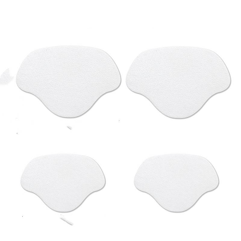 Aufkleber Reparaturflicken für Schuhfersen-Reparatur White 4 st