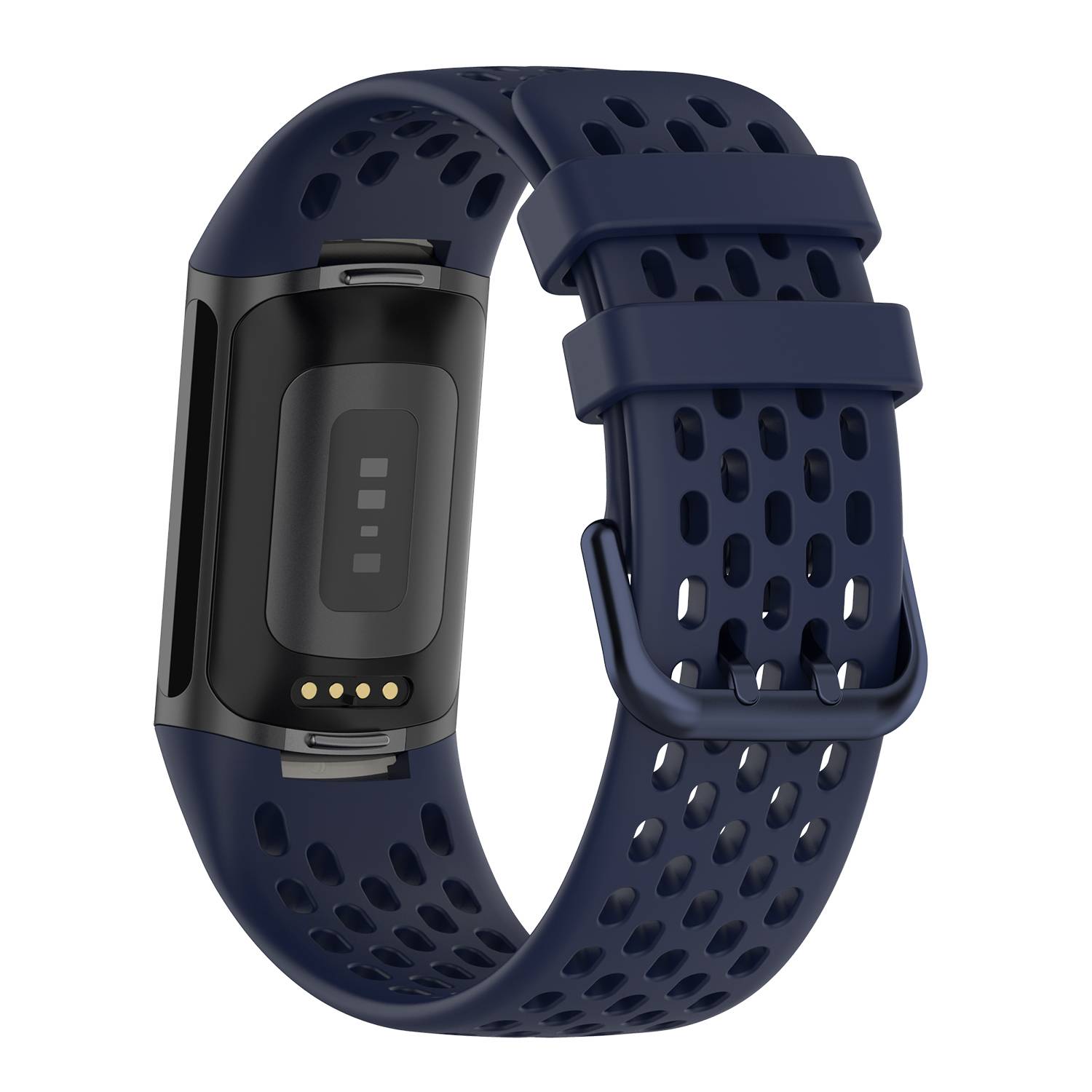 Silikonarmband für Fitbit Charge 6/5 DarkBlue