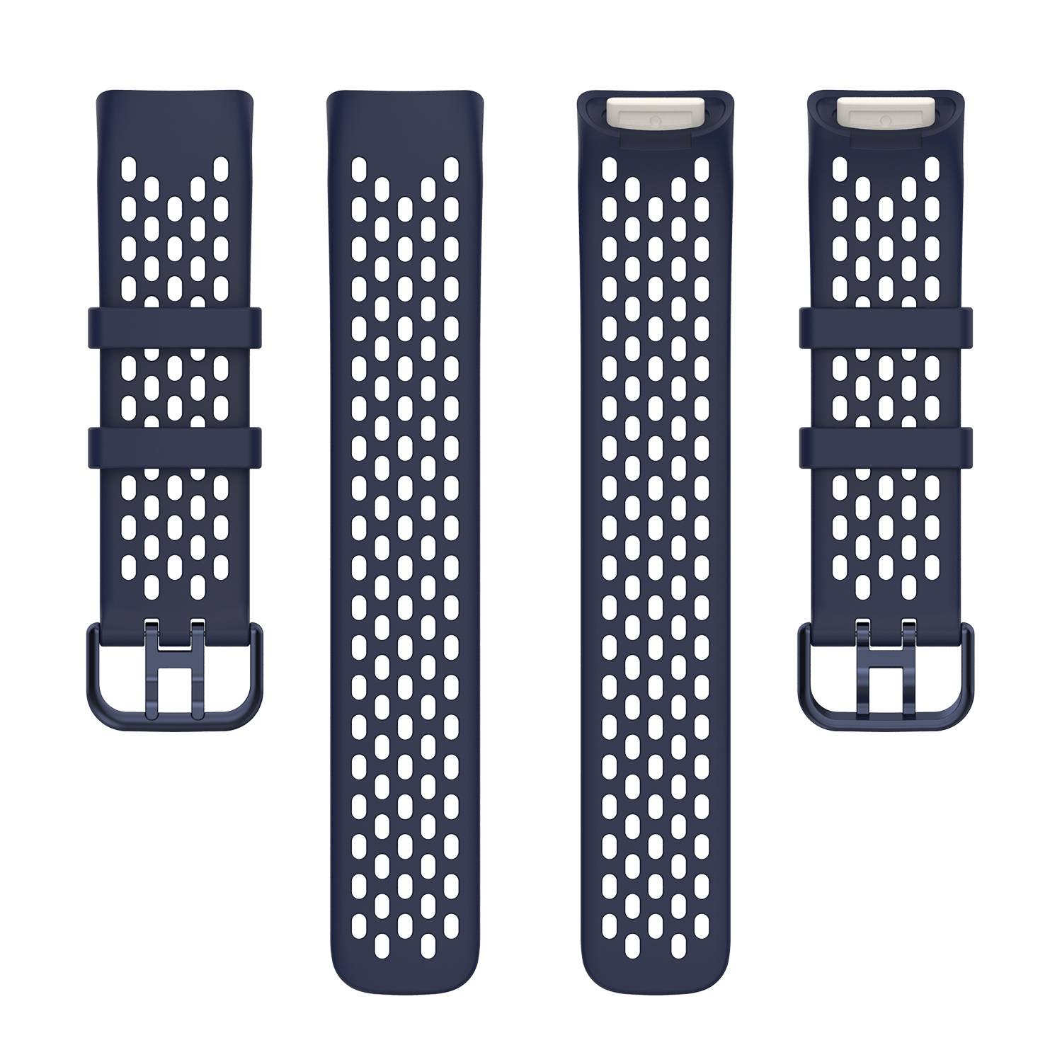 Silikonarmband für Fitbit Charge 6/5 DarkBlue