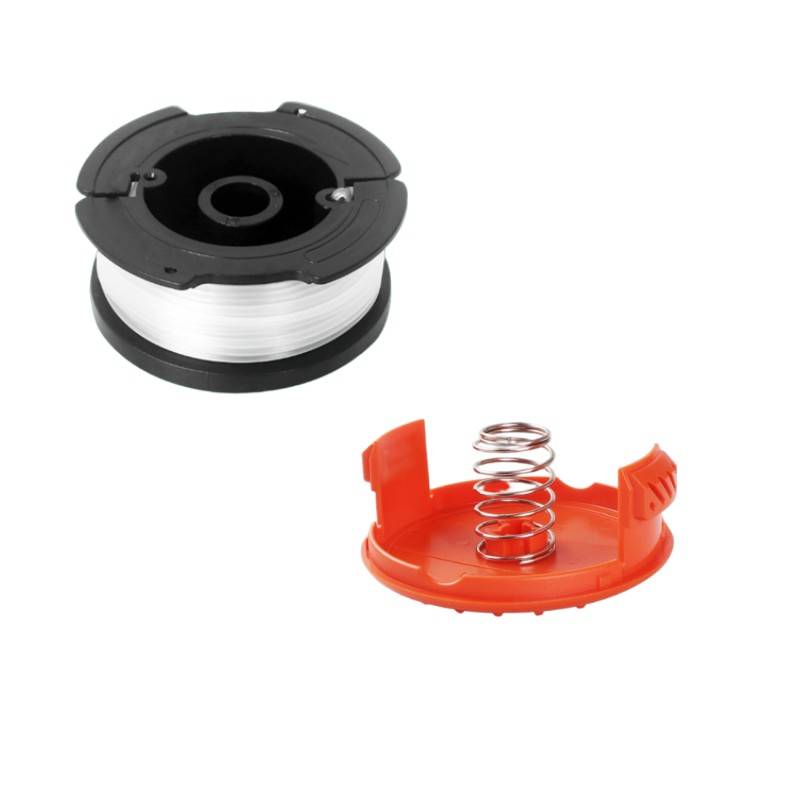 Trimmerspule mit Kappe und Feder für Drahtschneider