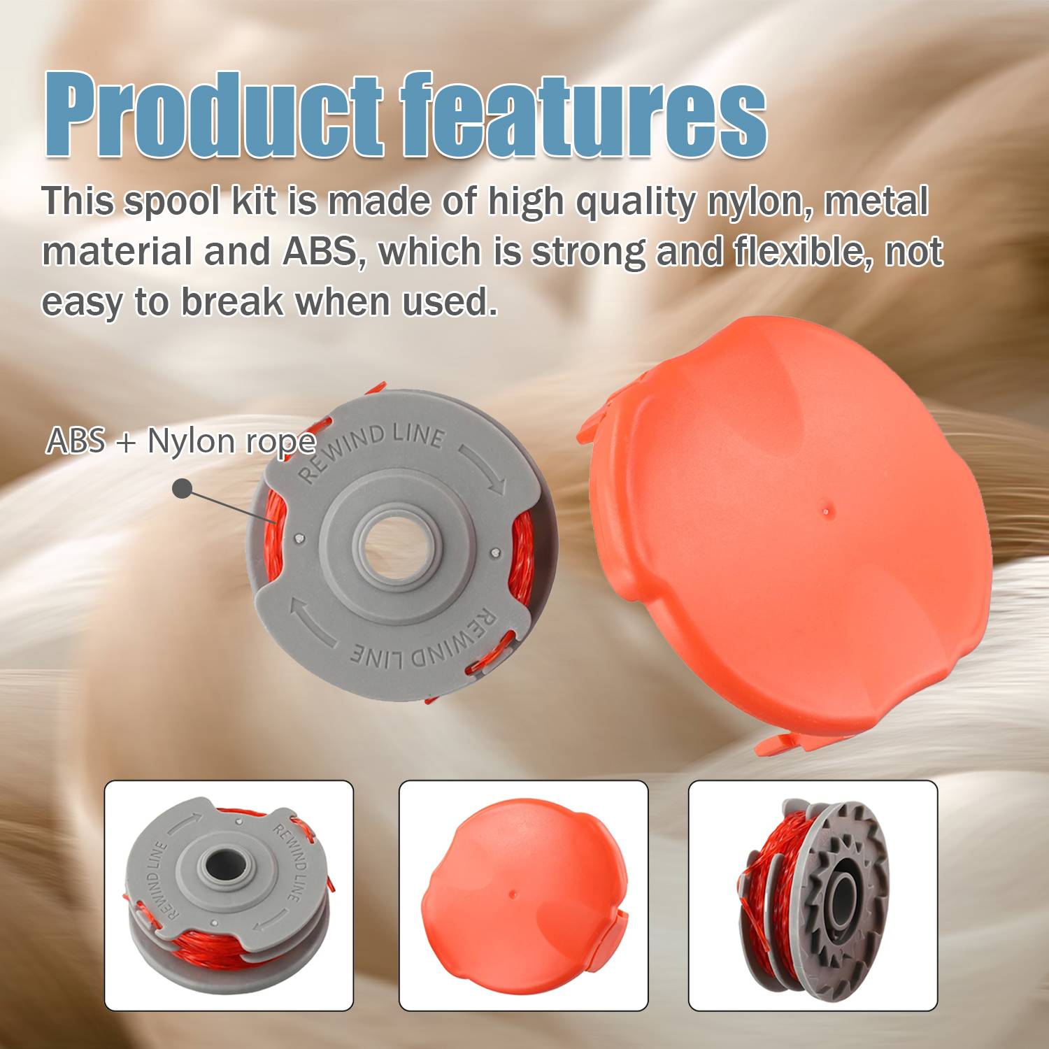 Trimmerspule Flymo Contour 500 XT, Power Contour 600HD, Power Trim Rasentrimmer