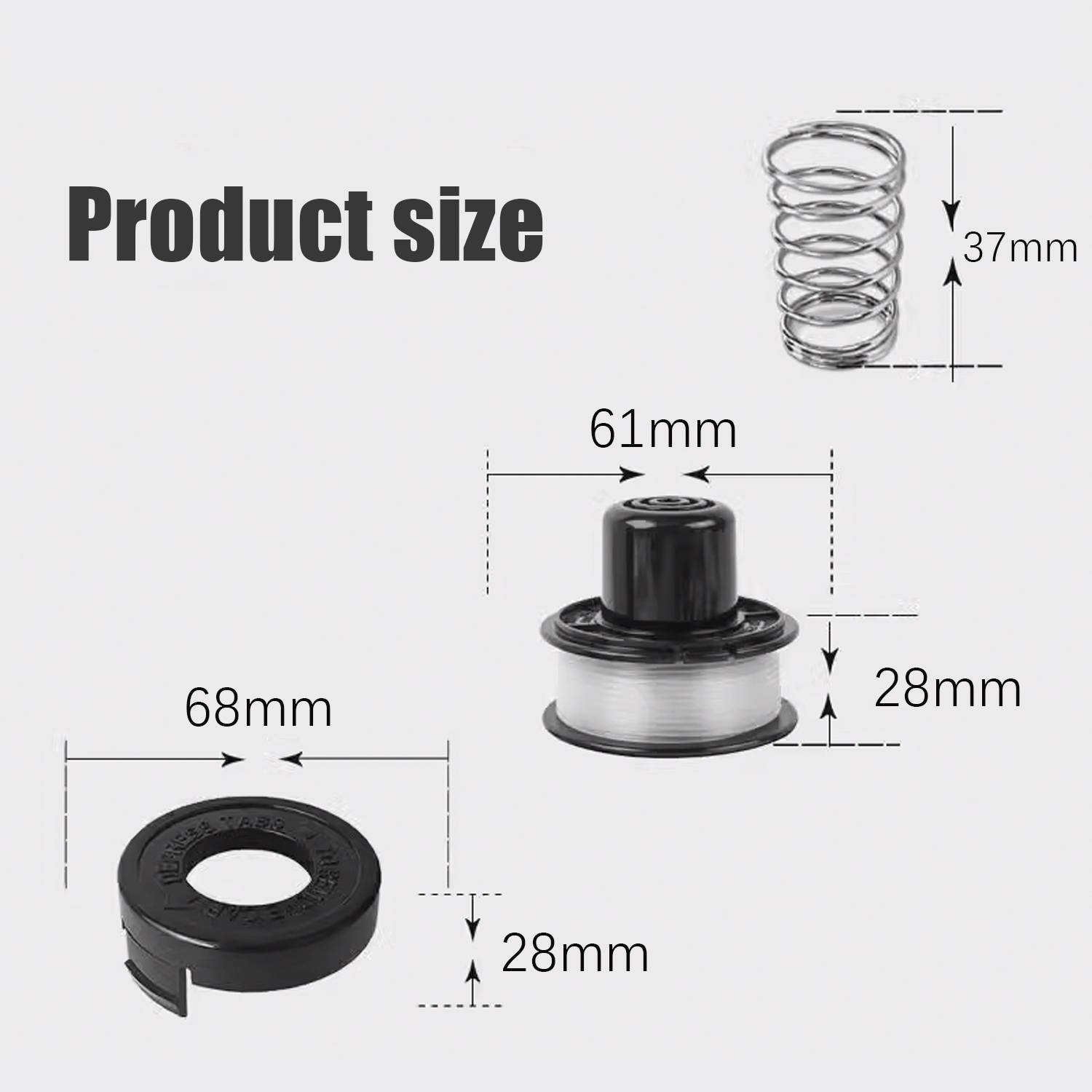 Trimmerspule für Black Decker GL250/GL310/GL360 Rasentrimmer