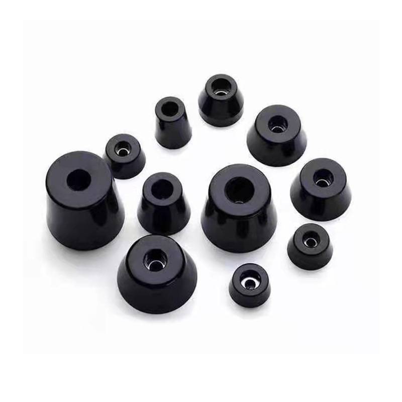 Runde Möbelfüße mit Schrauben, 50er-Pack 1.5x1.2x0.8 cm