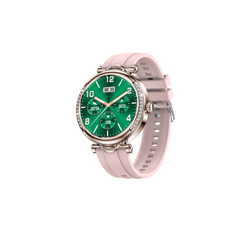 Smartwatch mit Herzfrequenzmesser, Schlafmonitor, Schrittzähler Pink