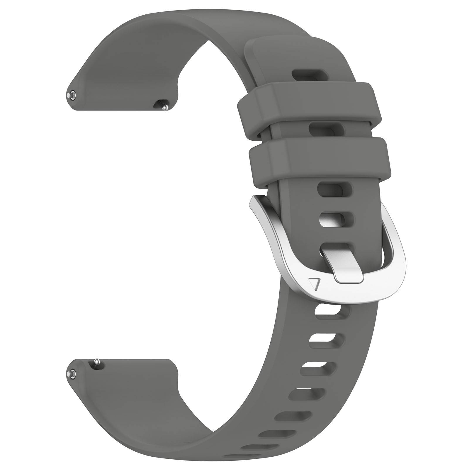 18 mm Silikonarmband, Huawei Watch GT 4 41 mm, Garmin Venu 3S, LG Watch Gray