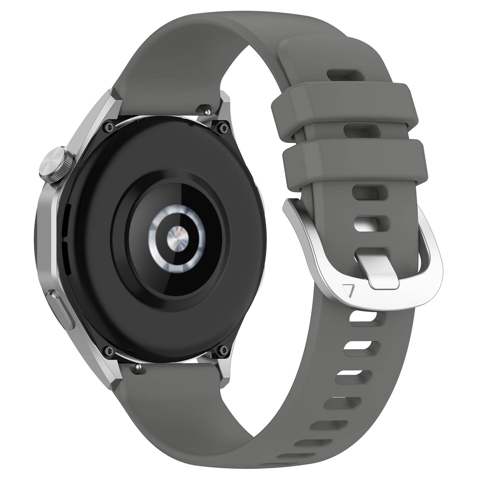 18 mm Silikonarmband, Huawei Watch GT 4 41 mm, Garmin Venu 3S, LG Watch Gray