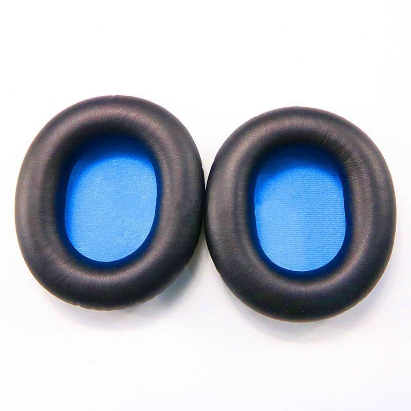 PU-Protein-Leder-Ohrpolster für Sennheiser HD8 DJ/HD6 Mix mit HD8-Kopfbügel Black