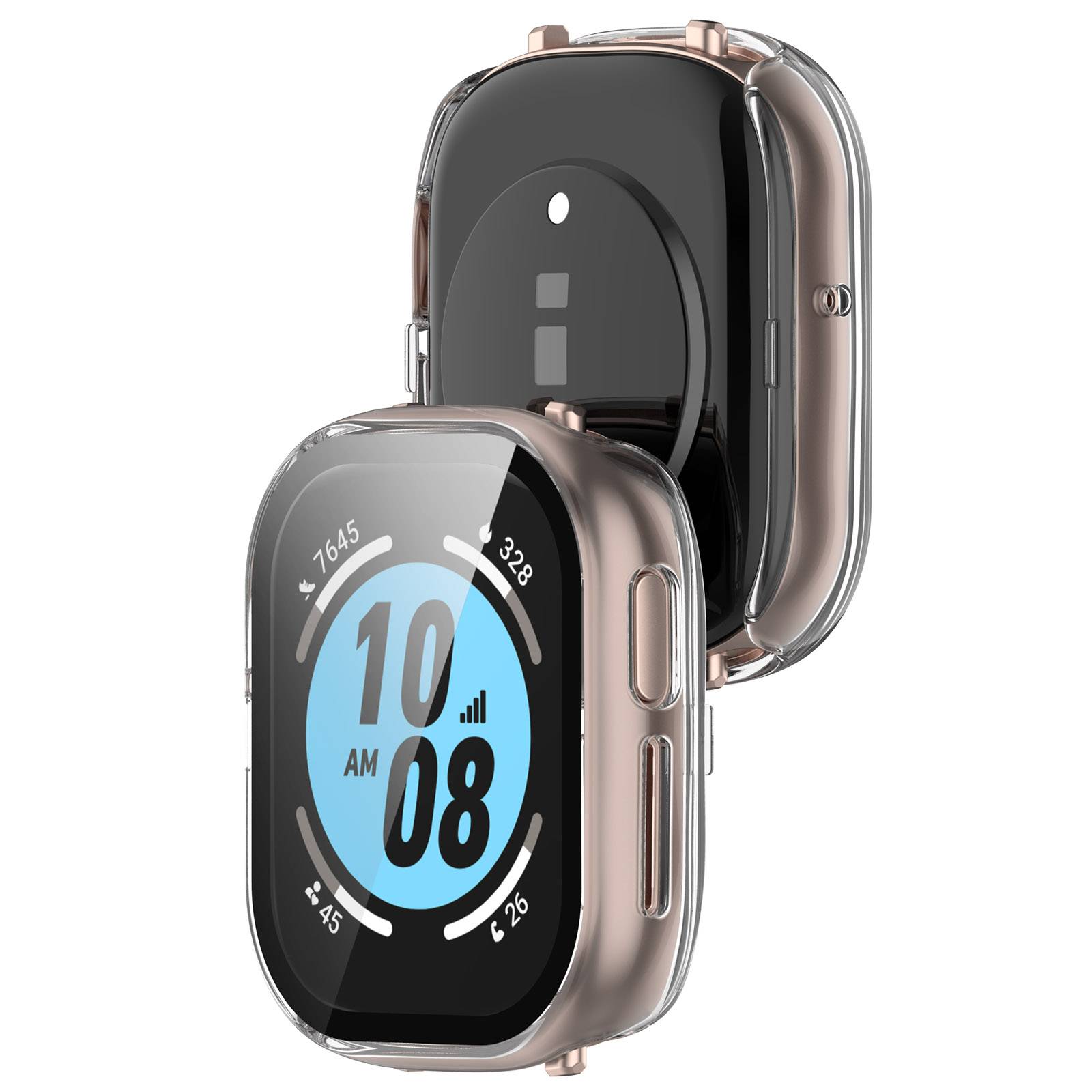 Gehäuse und Folie Integriertes Gehäuse für Honor Watch 4 Transparent