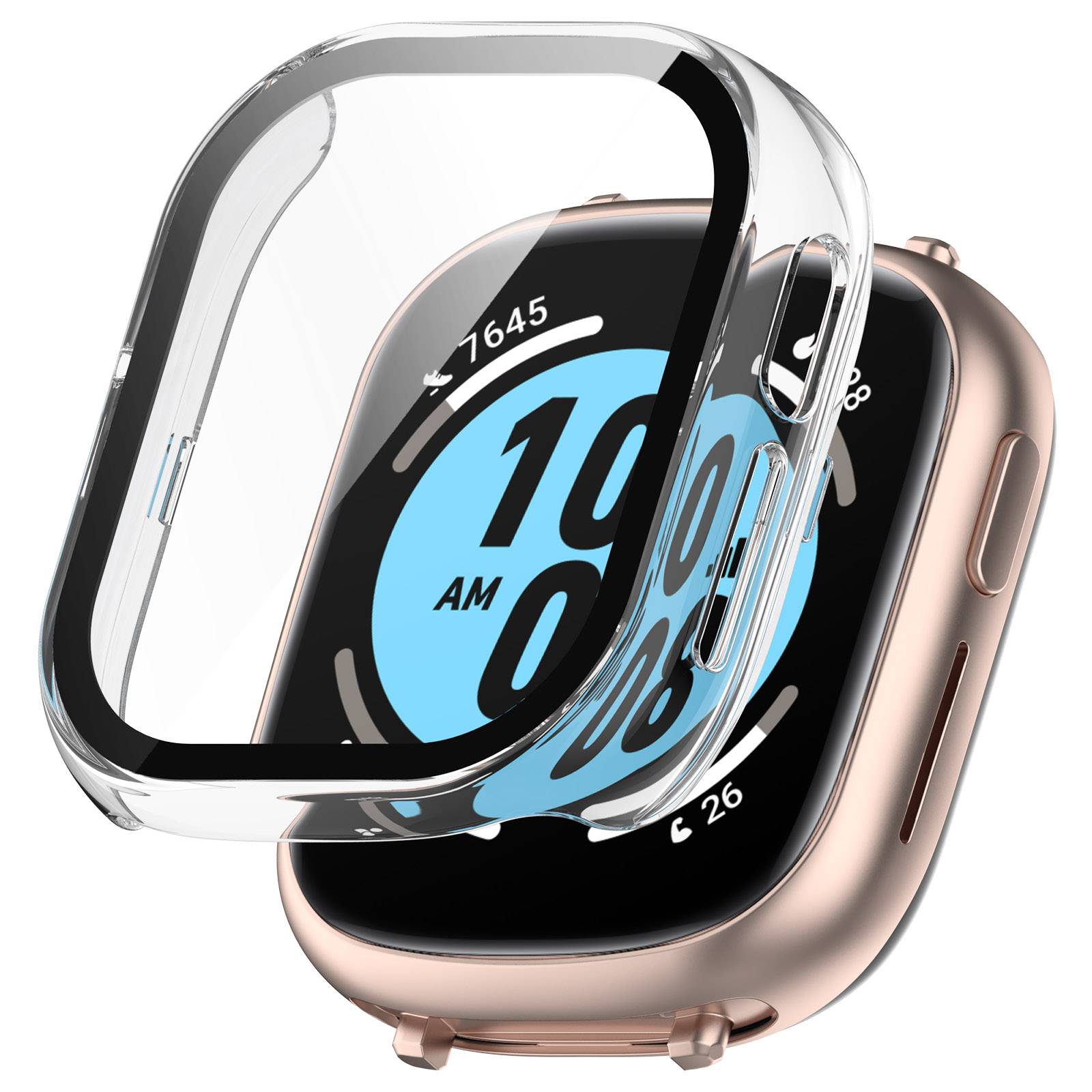Gehäuse und Folie Integriertes Gehäuse für Honor Watch 4 Transparent