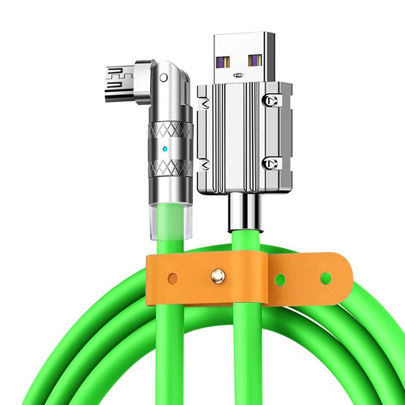 90° drehbares Ladekabel - 120W - 1,2 m Green