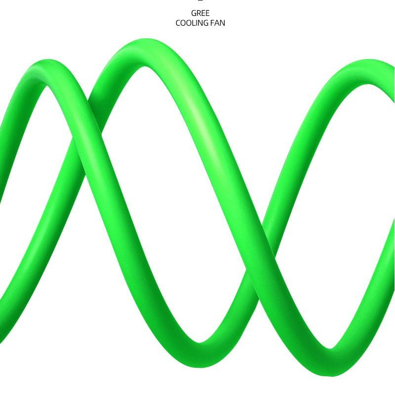 90° drehbares Ladekabel - 120W - 1,2 m Green