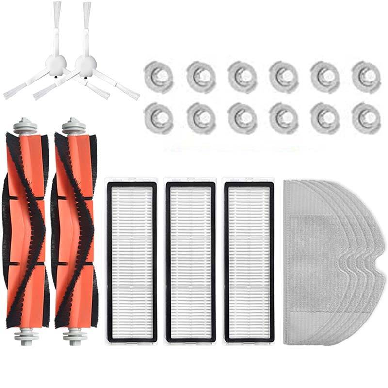 24 Ersatzteile Xiaomi Mi Roborock S6 MaxV S6 Pure S6 E4 S5 E35 E25 E20 S50 S51 T7