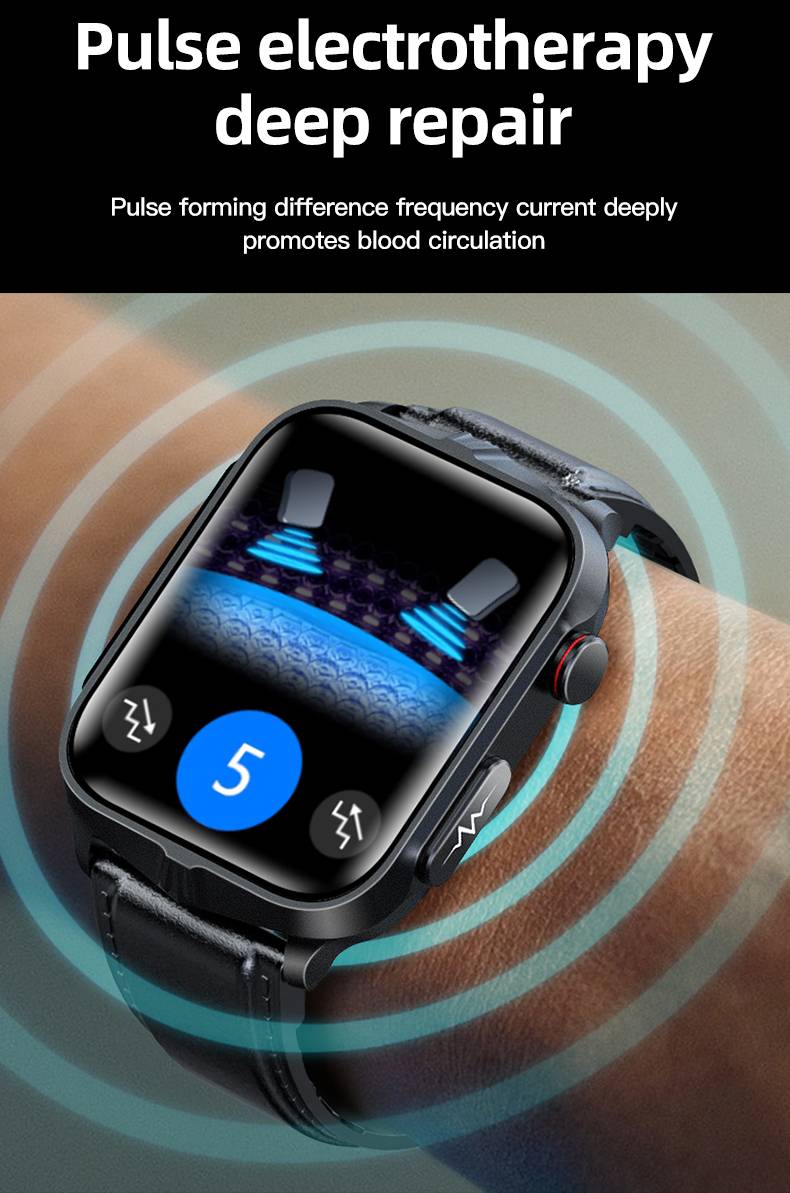 Aktivitätsarmband mit EKG, Puls, Blutdruck, Schlaf, Entspannung Blue