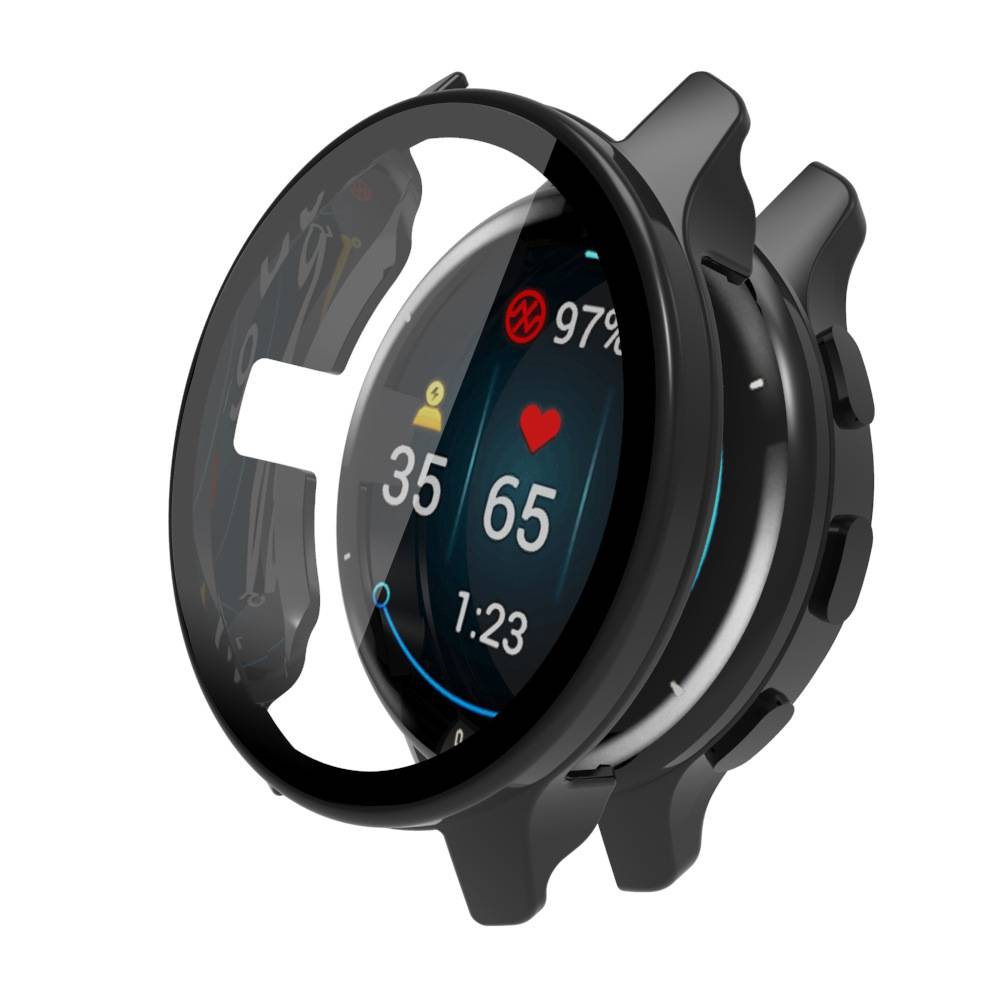 Uhrengehäuse mit Displayschutzfolie für Garmin Venu 2 Black