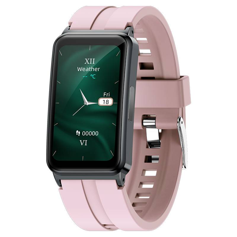 Smartwatch für Herren Damen, mit EKG/HRV, Herzfrequenz, Sportmodi, Puls, Blutsauerstoff, Blutdruck Pink