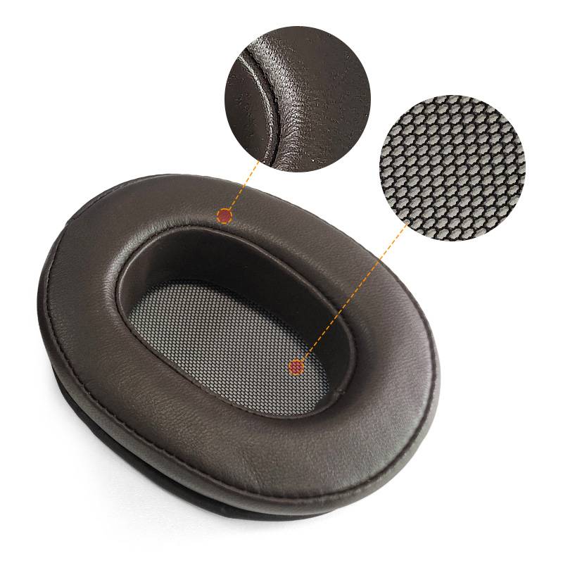 Ohrpolster aus Schaffell für SONY MDR-1ADAC/1ABT/1A1R/1RBT Brown