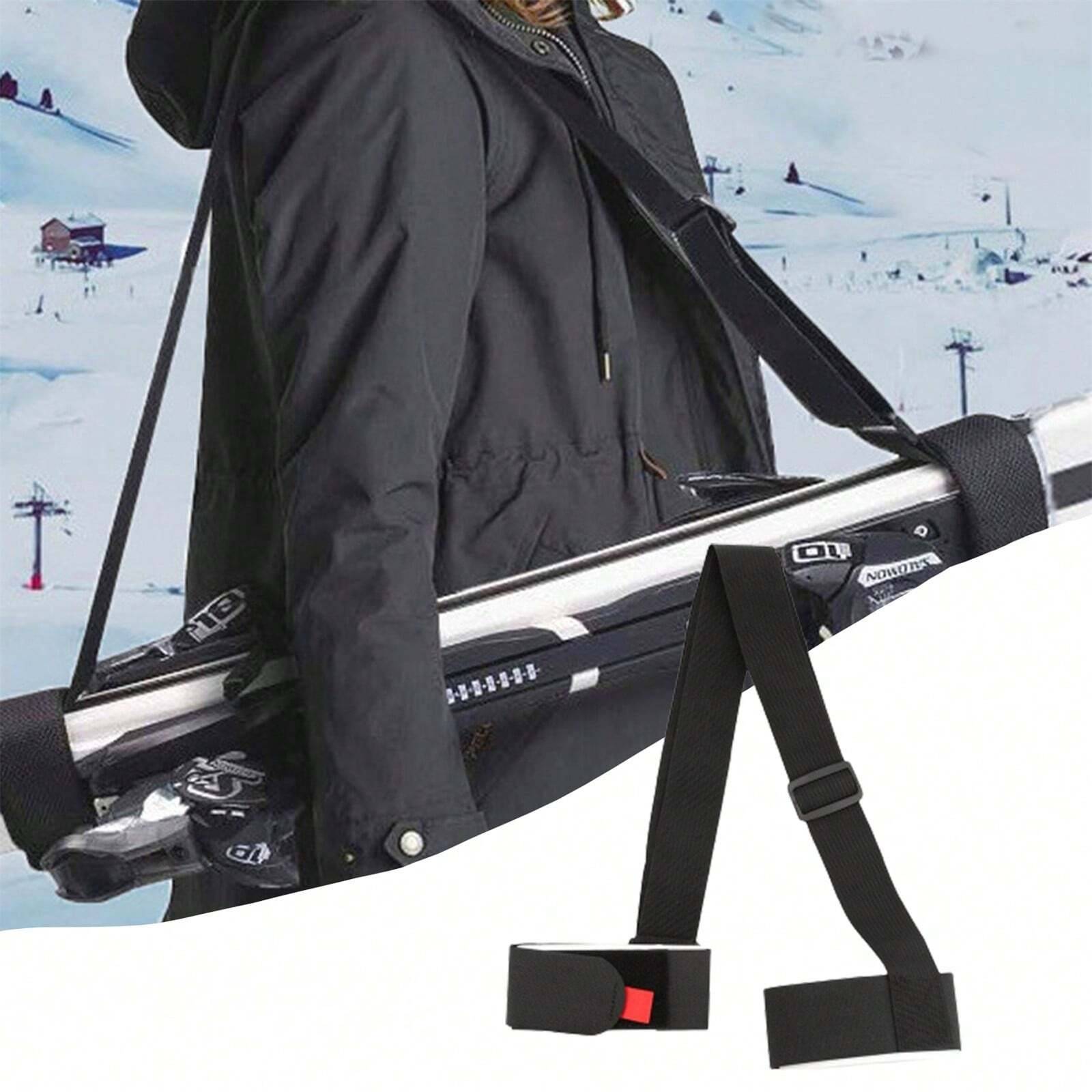 Verstellbarer Ski- und Stockhalter Black