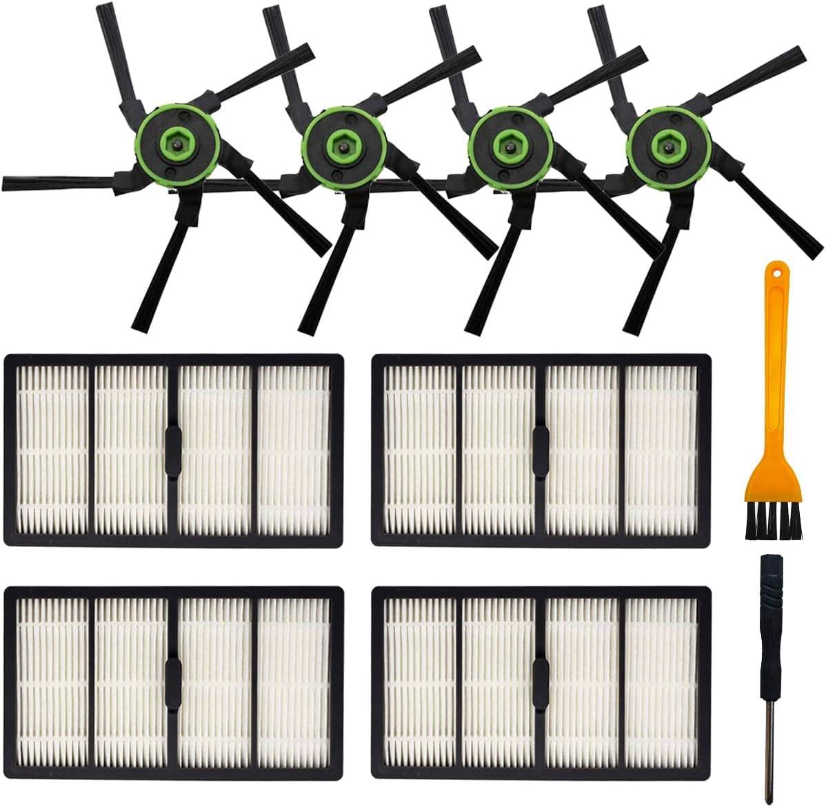 10er-Pack Staubsauger-Zubehörset für iRobot Roomba S9 (9150), s9 plus (9550) MultiColor