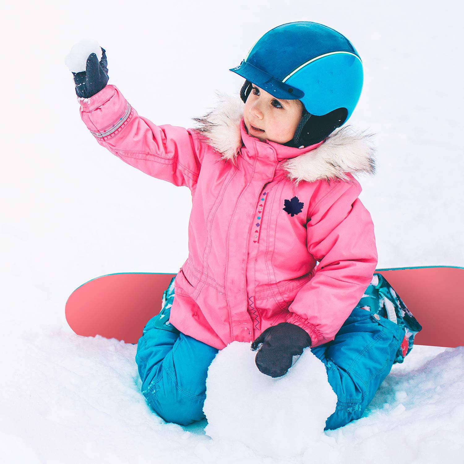 Selbstklebender Reparaturflicken im Ahornblatt-Design 10-teilig DarkBlue