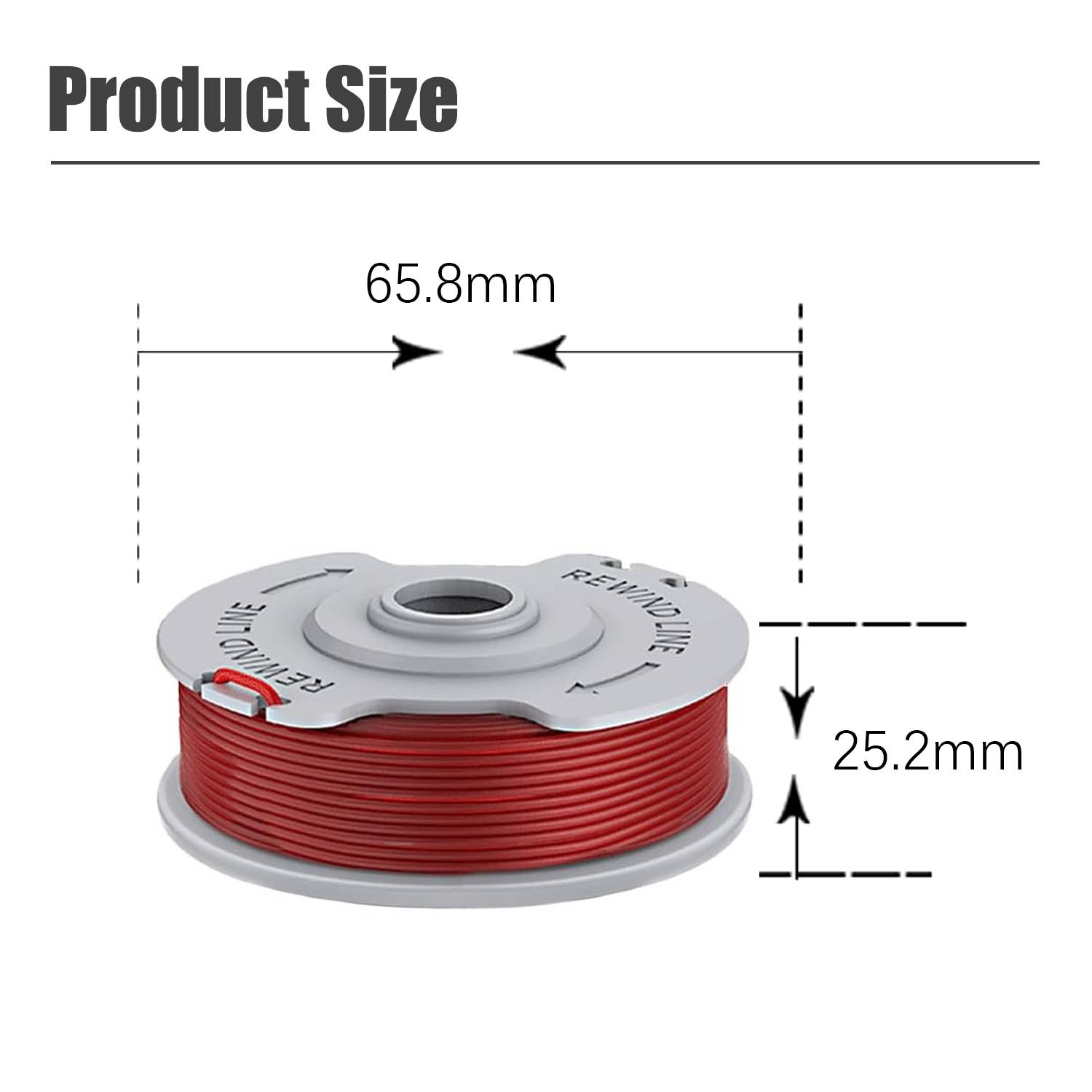 Ersatz-Nylonschnur für Gardena SmallCut 300, Gardena Art 8844 & Art 8845