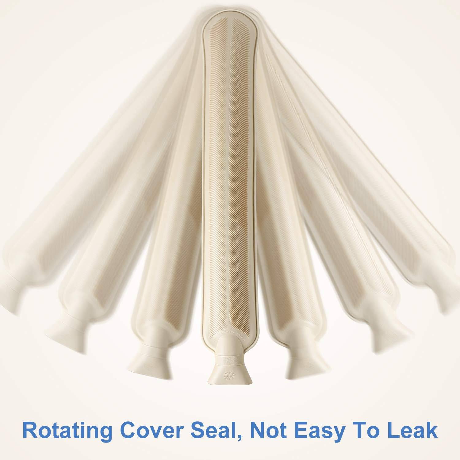 Wärmeflasche mit Strickbezug DarkGrey