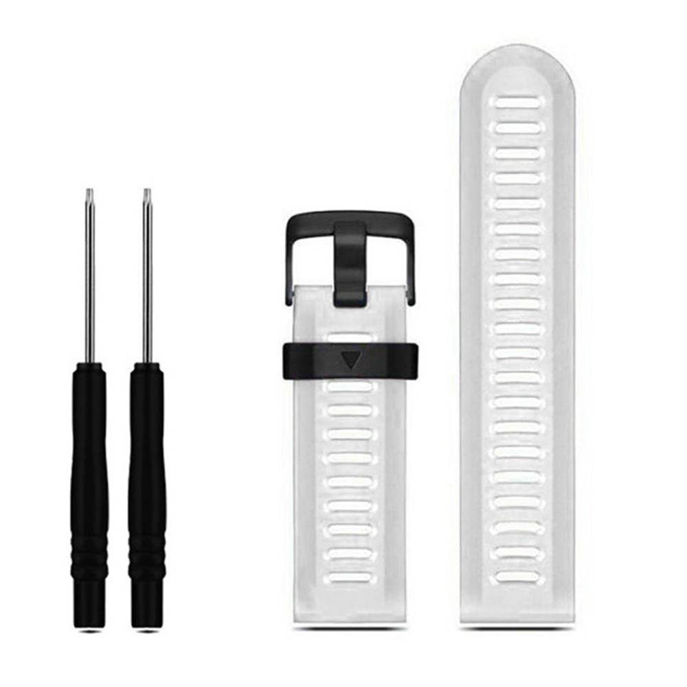 Armband für Garmin Fenix 3 HR/6X GPS/5X Sapphire/Descent MK1 White