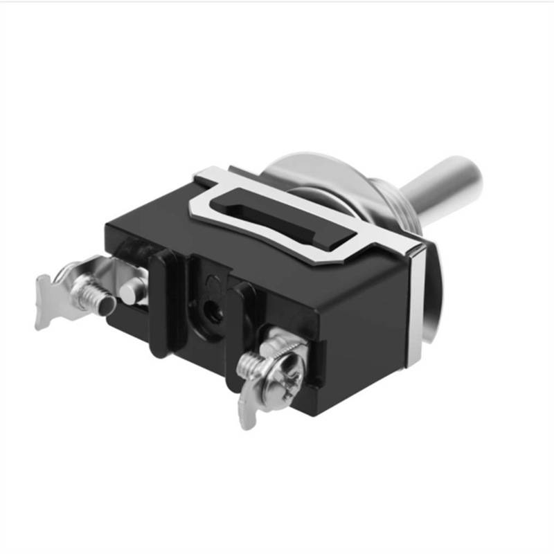 2-Stufen-Wippschalter mit wasserdichter Kappe (5er-Pack) Black