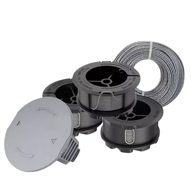 Ersatz-Spulenkappe mit Trimmerfaden für Bosch Universal GrassCut 18-26 Black