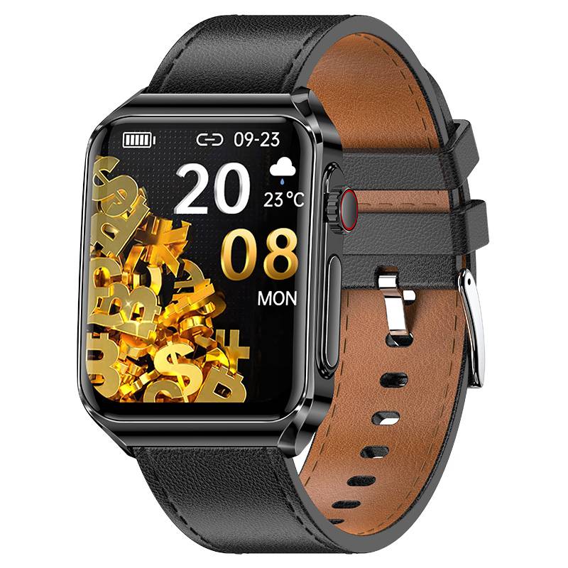 Smartwatch mit EKG-Herzüberwachung/Bluetooth-Anrufen/Bluetooth-Musik Black