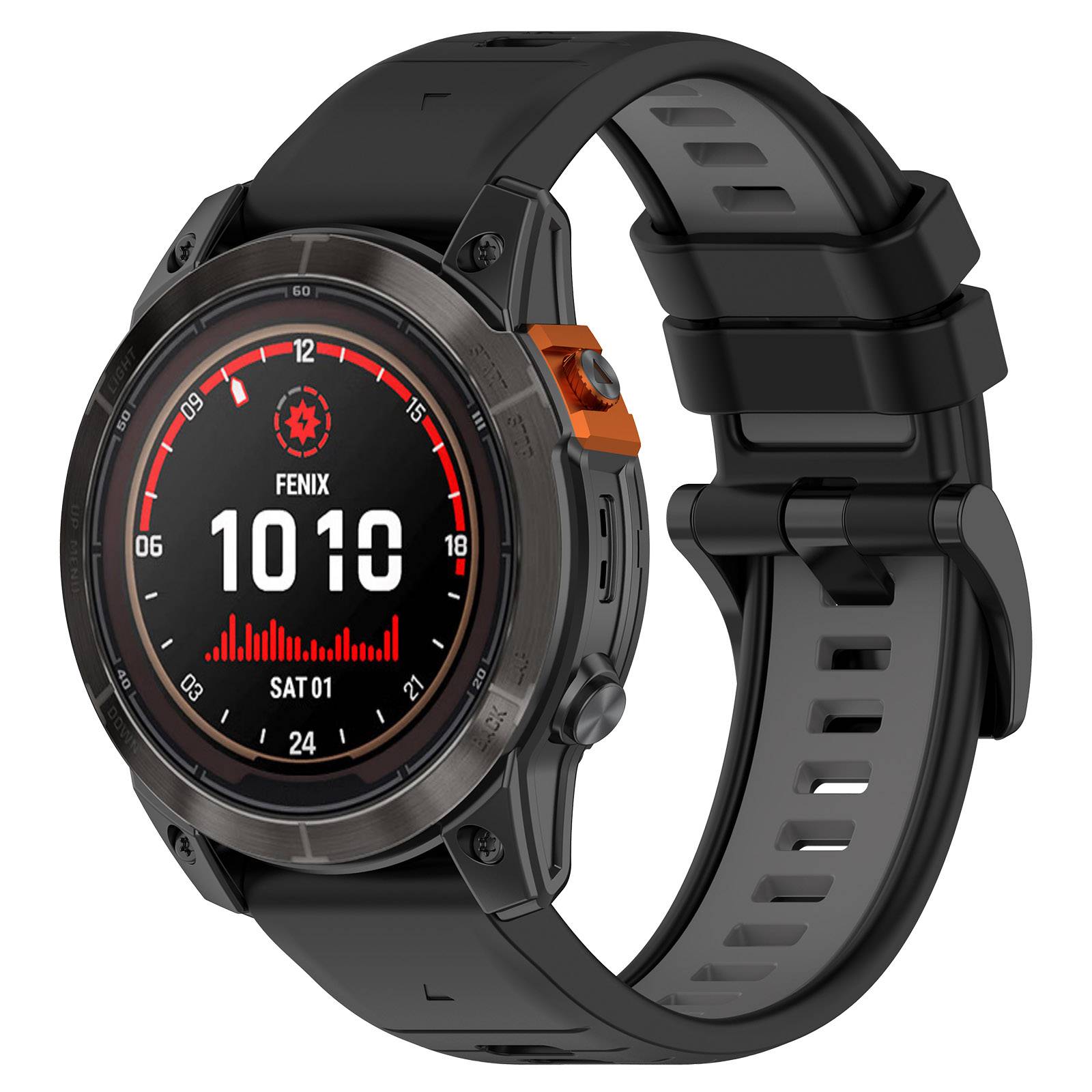 Zweifarbiges Uhrenarmband für Garmin Fenix/Epix MultiColor 22 mm