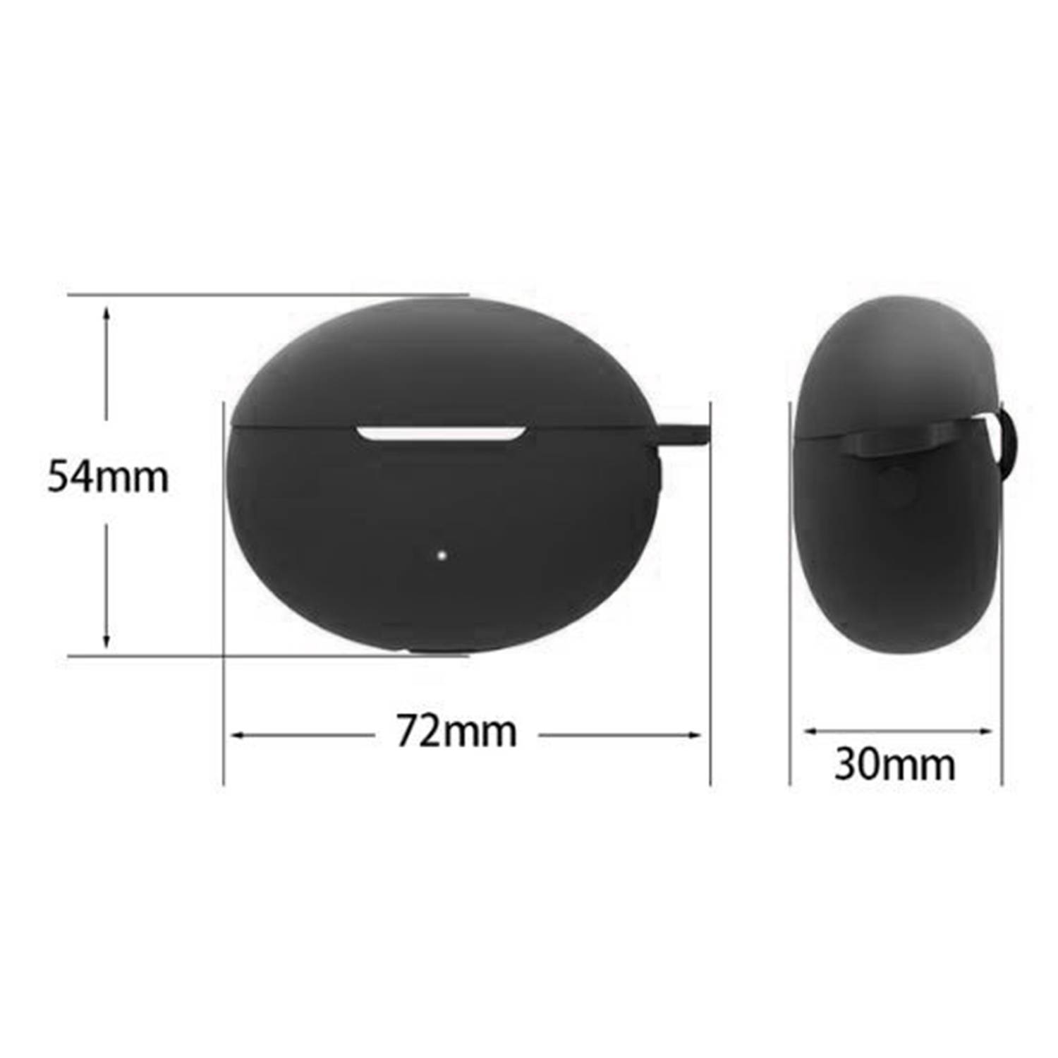 Silikonhülle für Huawei Freebuds 5i-Ohrhörer Black