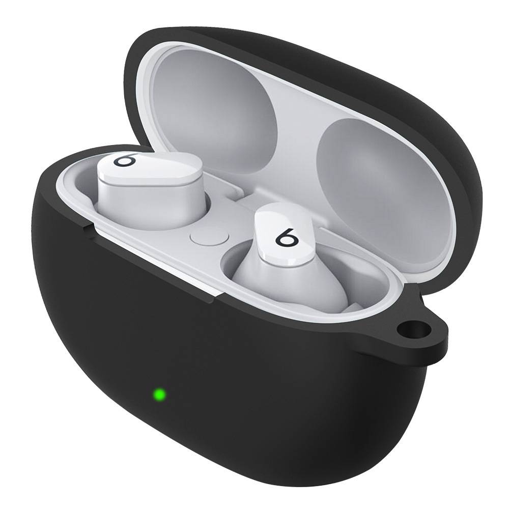 Stoßfeste Schutzhülle mit Karabiner, Beats Studio Buds Black