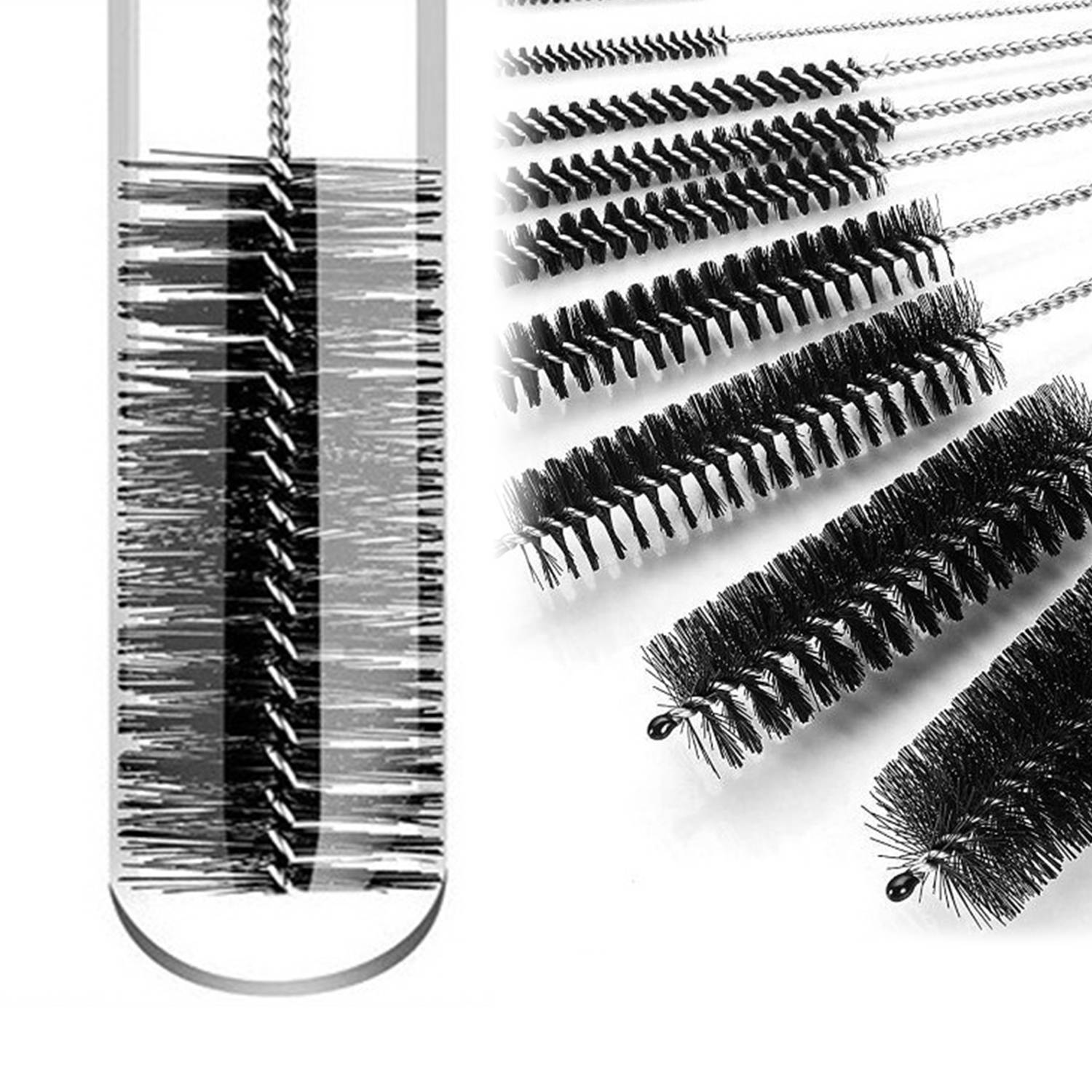 10-teiliges Reinigungsbürsten-Set 2-teilig